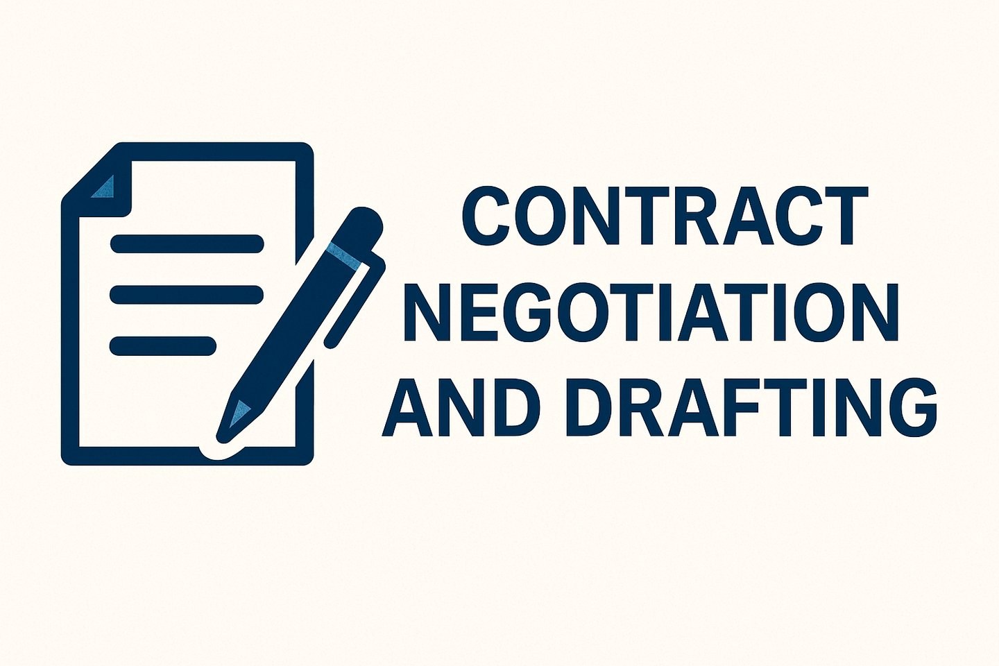 Contract negotiation and drafting